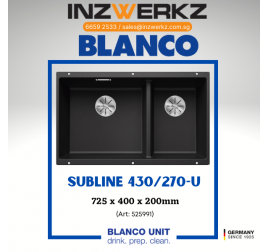 Blanco Subline 430/270-U Silgranit Sink